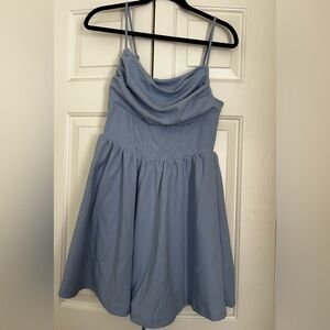 SHEIN Light Blue Mini Dress